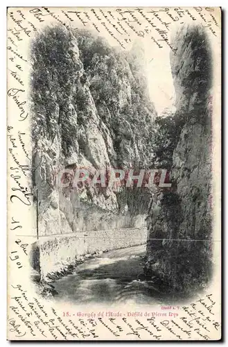 Gorges de l&#39Aude - Defile de Pierre Lys - Cartes postales