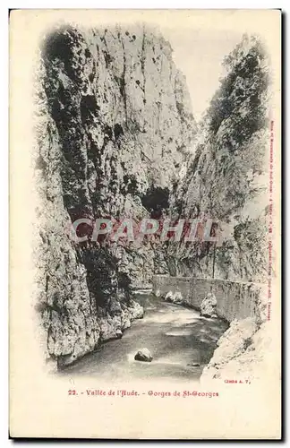 Vallee de l&#39aude Ansichtskarte AK Gorges de St georges