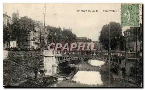 Narbonne Ansichtskarte AK Pont Voltaire