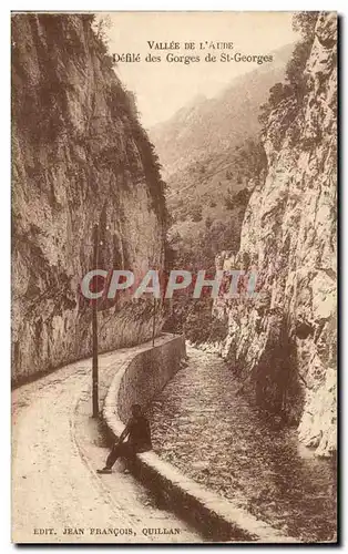 Vallee de l'Aude - Defile de St Georges - Jean francois - Quillan - Cartes postales