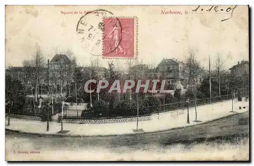 Narbonne - Square de la Revolution - Cartes postales