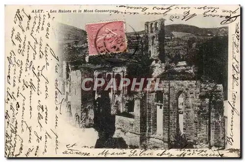 Les Ruines et le Mont Coussergues - Cartes postales