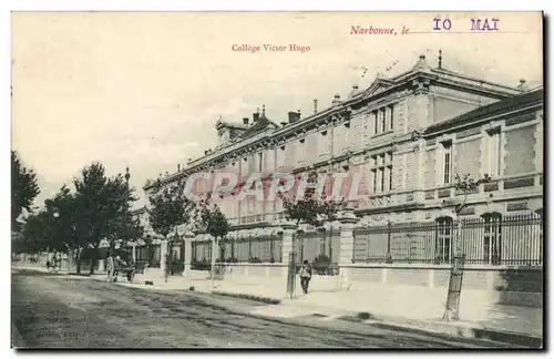 Narbonne - College Victor Hugo - Lafon Instituteur Saint Pastour - Fernande - Cartes postales