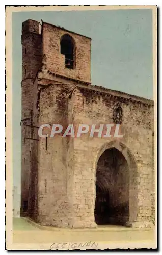 Cartes postales moderne Lezignan Corbieres Portail de l'eglise (14eme)