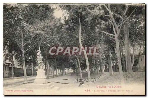 Ansichtskarte AK Limoux promenade du Tivoli