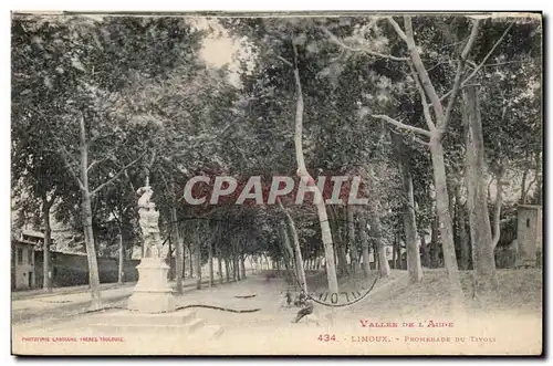 Cartes postales Limoux promenade du Tivoli