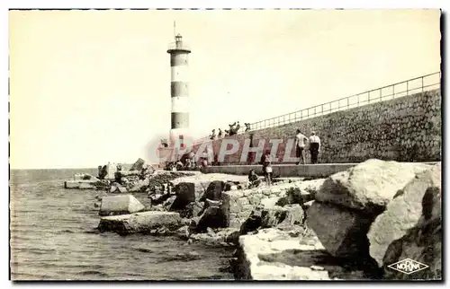 La Nouvelle Ansichtskarte AK La jetee et le phare (lighthouse)