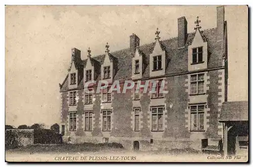 Cartes postales Chateau de Plessis Lez Tours