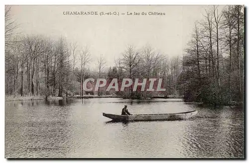 Chamarande Cartes postales le lac du chateau