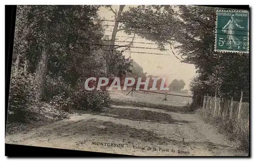 Montgeron Cartes postales Entree de la foret de SEnart