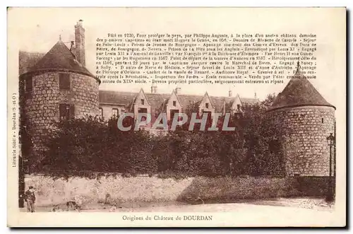 Cartes postales Origines du chateau de Dourdan