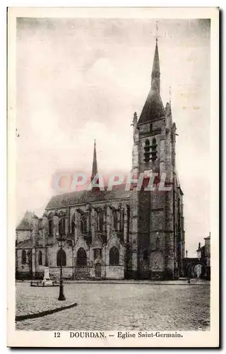 Dourdan Ansichtskarte AK Eglise Saint Germain