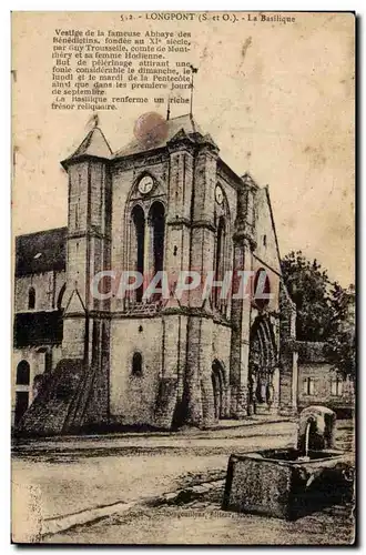 Longpont Cartes postales La basilique