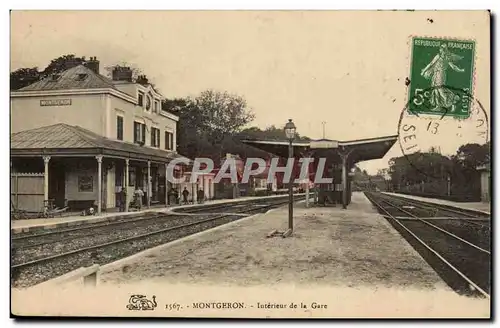 Montgeron Cartes postales interieur de la gare
