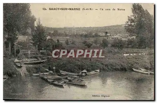 Cartes postales Saacy sur marne Un coin de marne