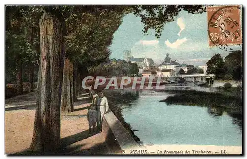 Ansichtskarte AK Meaux La promenade des Trinitaires