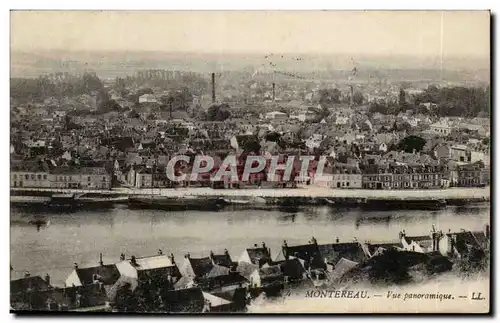 Cartes postales Montereau Vue panoramique