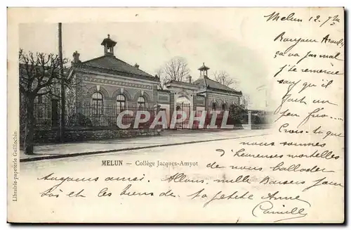 Cartes postales Melun College Jacques Amyot