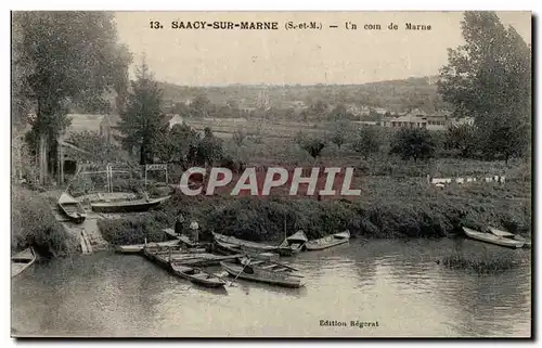 Cartes postales Saacy sur marne Un coin de Marne