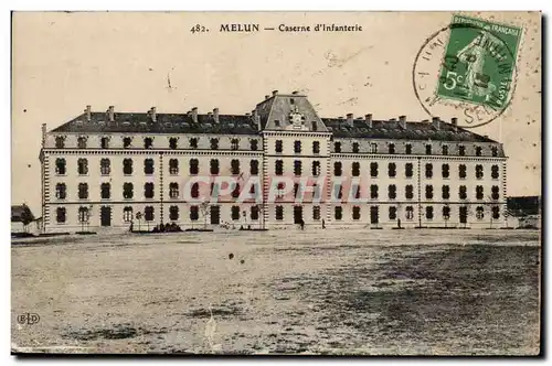 Cartes postales Melun Caserne d&#39infanterie