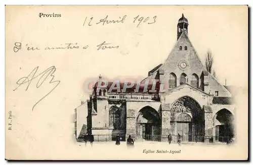 Provins Cartes postales Eglise Saint Ayoul