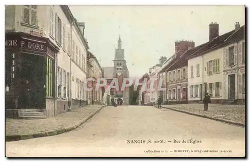 Nangis Cartes postales Rue de l&#39eglise