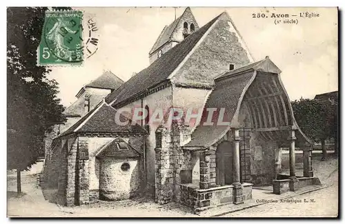 Avon - L&#39Eglise X siecle - Cartes postales