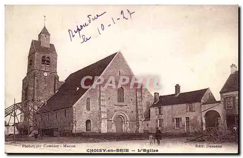 Choisy-en-Brie - L&#39Eglise - Ansichtskarte AK