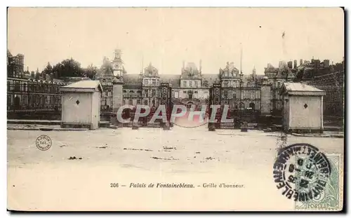 Fontainebleau - Grille d&#39Honneur - Cartes postales