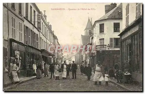 Dammartin - Quartier de l&#39Hotel de Ville - Boucher - Boucherie - viande - Cartes postales