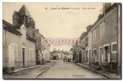 Jouy le Chalet - Rue de Paris - Ansichtskarte AK