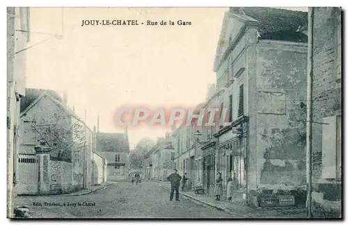 Jouy le Chalet - Rue de la Gare - Ansichtskarte AK