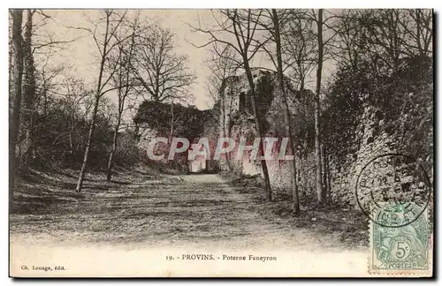 Provins Cartes postales Poterne Faneyron