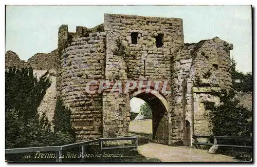 Provins Ansichtskarte AK La porte St Jean Vue interieure