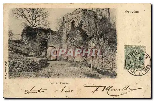 Provins Cartes postales Poterne Faneron