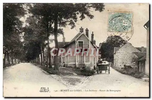 Moret sur Loing Cartes postales Les Sablons Route de Bourgogne