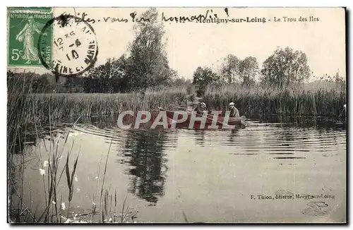 Montigny sur Loing Cartes postales Le trou des Iles