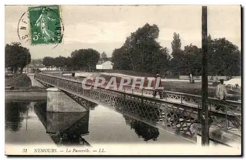 Nemours Cartes postales La passerelle