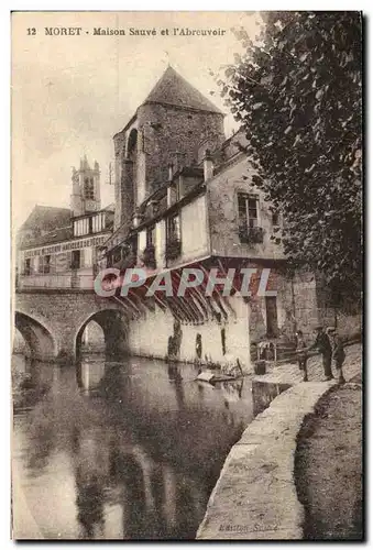 Moret Cartes postales Maison Sauve et l&#39abreuvoir