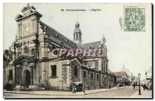 Fontainebleau Cartes postales L&#39eglise