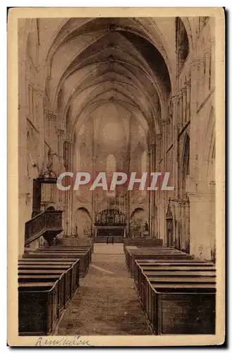 Cartes postales Eglise de Rampillon la nef (vue vers le choeur)