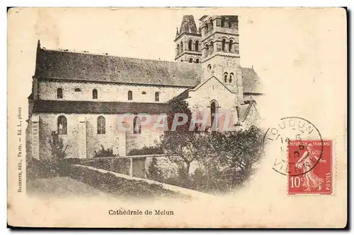 Melun Cartes postales Cathedrale