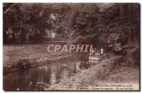 Ozoir la Ferriere - Ses Environs Chateau des Agneaux - Un Coin de Parc - Cartes postales