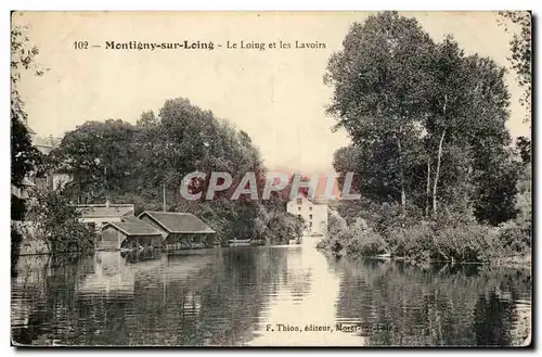 Montigny sur Loing - Le Loing et les Lavoirs - Cartes postales