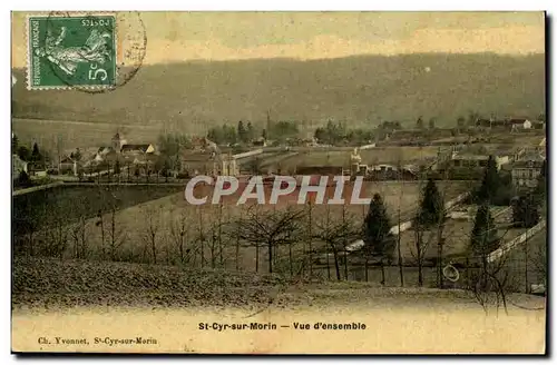 St Cyr sur Morin - Vue d&#39ensemble - Carte Toilet - Cartes postales