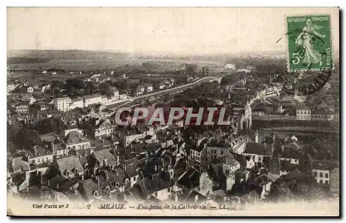 Meaux - Vue prise de la Cathedrale - - Cartes postales