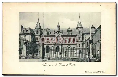 Melun - L&#39Hotel de Ville - Cartes postales