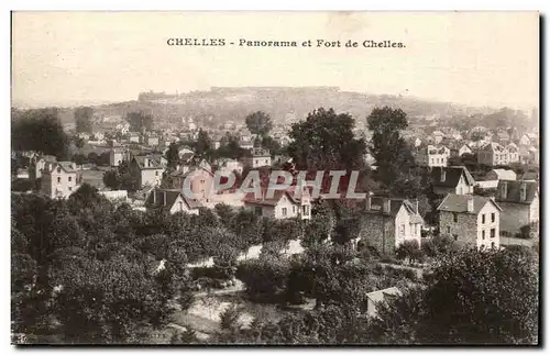 Chelles - Panorama et Fort de Chelles Ansichtskarte AK