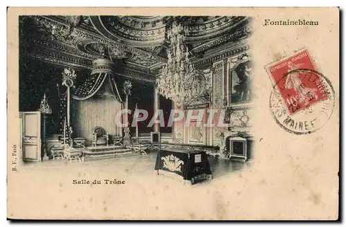 Fontainebleau - Salle du Trone Cartes postales