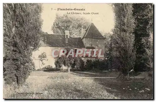 Flamboin Gouaix Cartes postales Le chateau Facade ouest